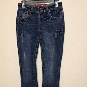 Red Rivet Women's Decorative and Distressed Denim Jeans, Size 8